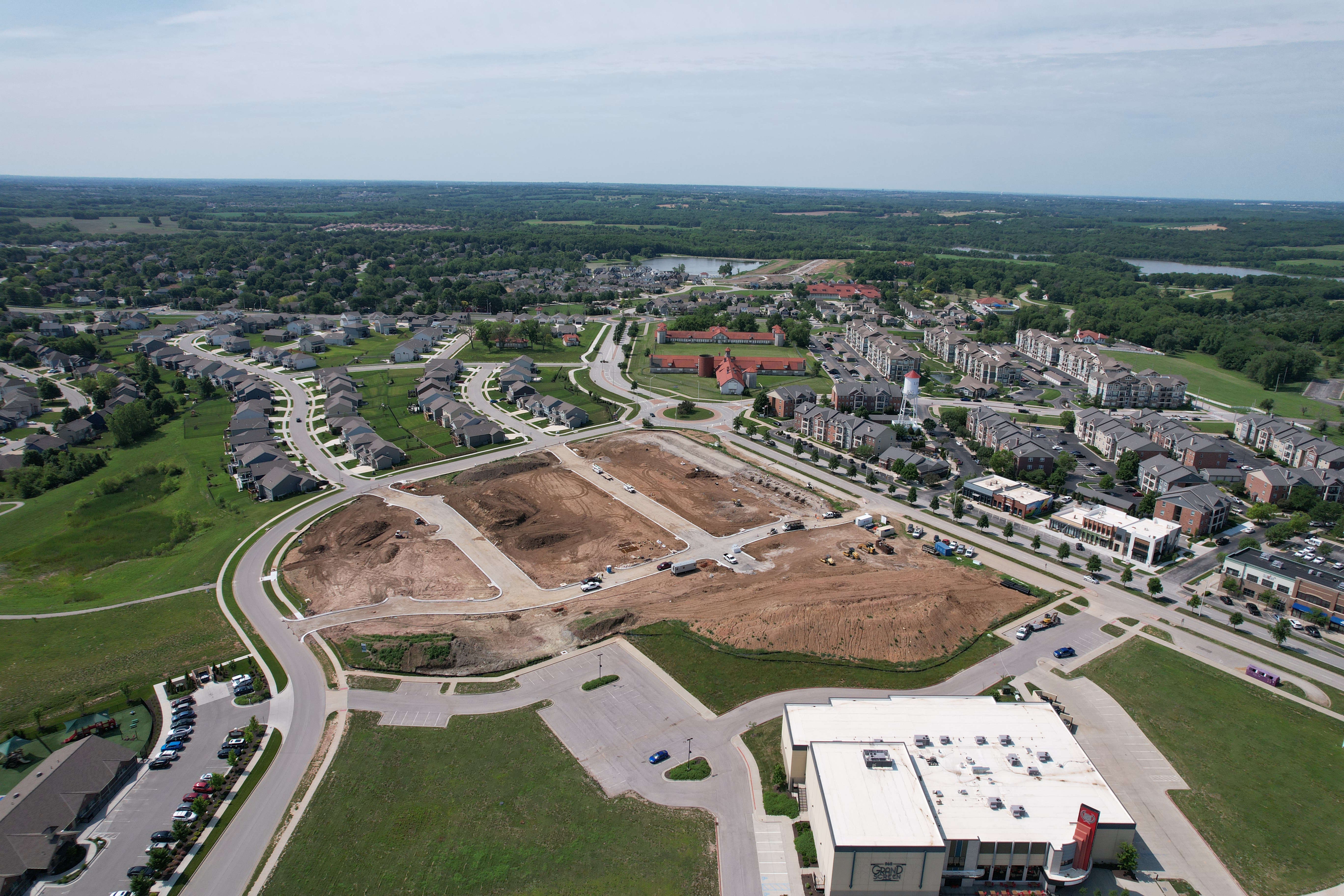 The Village at View High aerial shot The Village at View High aerial shot