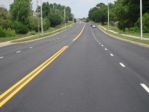 Image of a resurfaced City street.