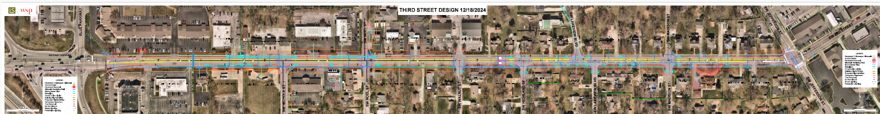third street road design