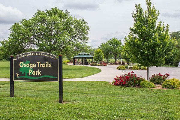 Image of Osage Trails Park sign
