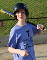 Image of youth playing baseball