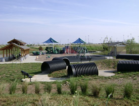 Image of Joseph A. Dyke playground under construction Image of Joseph A. Dyke playground under construction