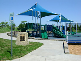 Image 2 of Joseph A. Dyke playground under construction